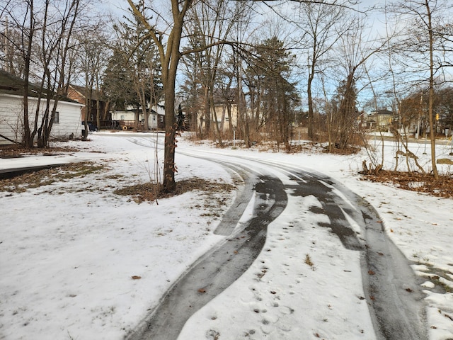 view of road