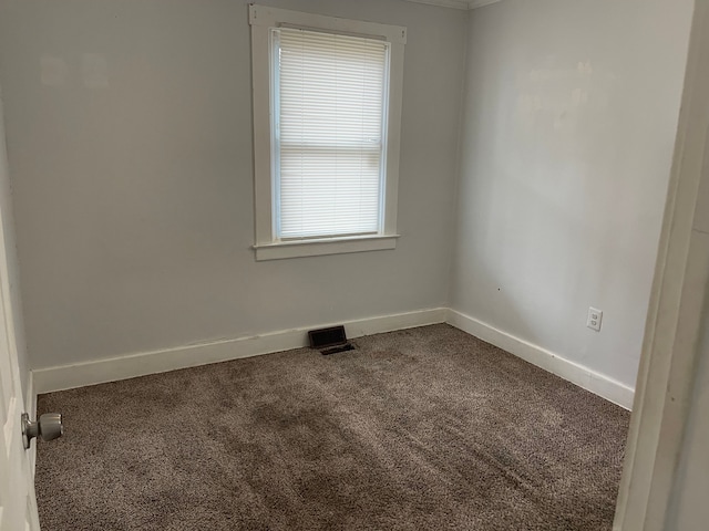 spare room with carpet floors