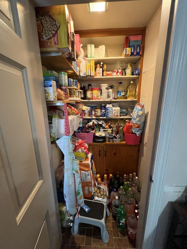 view of pantry