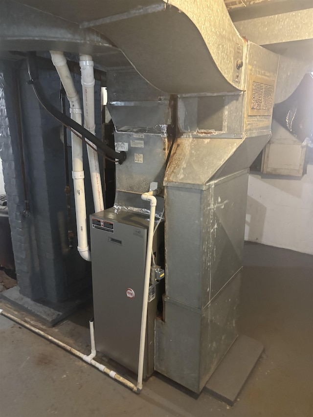 view of utility room