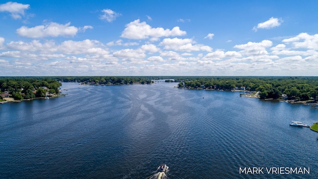 property view of water