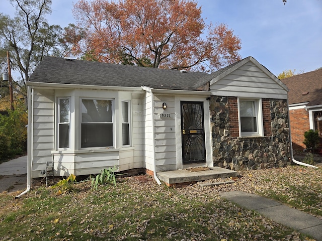 view of bungalow