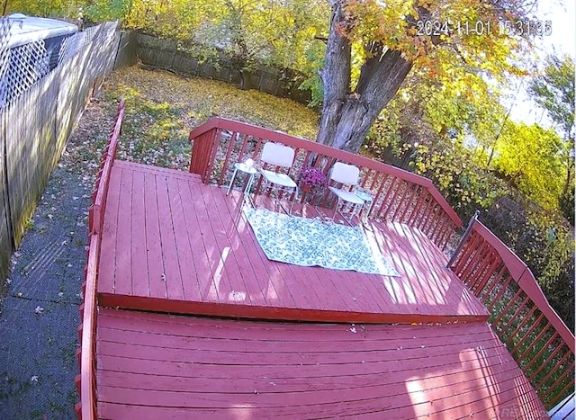 view of deck