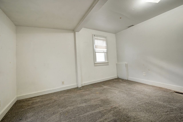 spare room with carpet floors