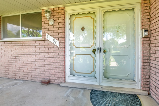 view of entrance to property