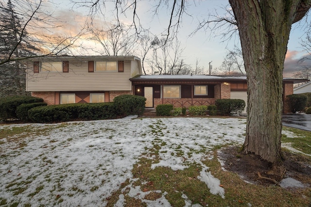 view of front of home