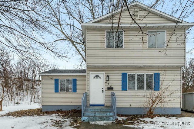 view of front of home