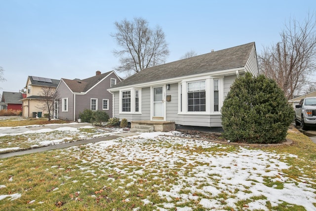 view of front of home