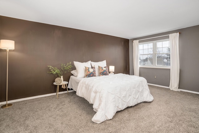 bedroom featuring carpet flooring