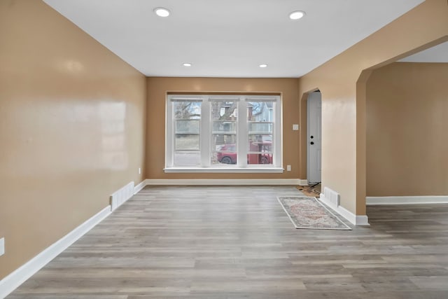 entryway featuring light wood-type flooring