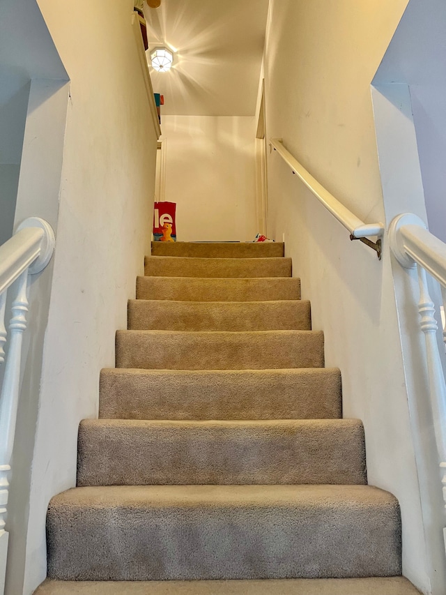 view of staircase