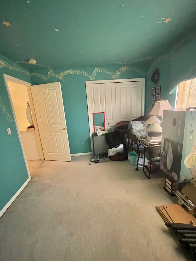 misc room with carpet floors