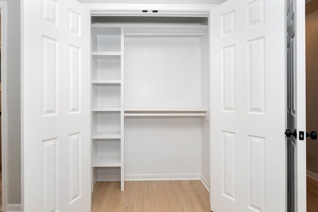 view of closet