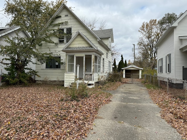 view of bungalow-style home