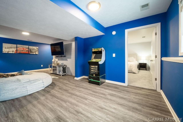 interior space featuring hardwood / wood-style floors