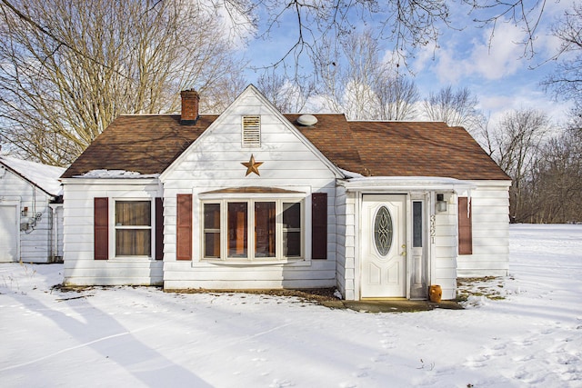 view of front of home