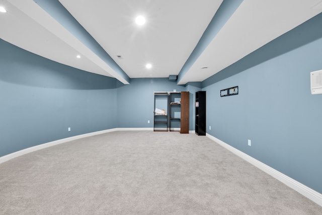 interior space with carpet flooring