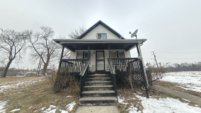 bungalow-style house with a porch