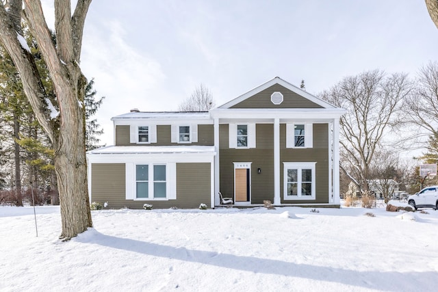 view of neoclassical / greek revival house