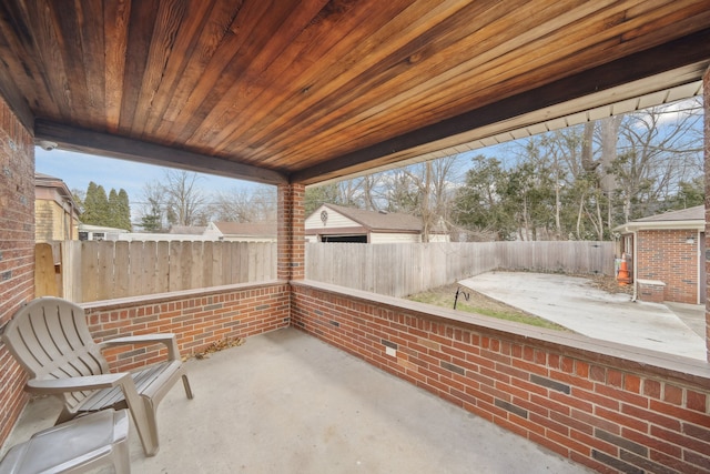 view of patio