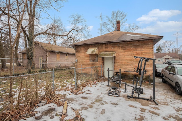 1003 Lavette Ave, Benton Harbor, MI 49022 - view of snow covered property