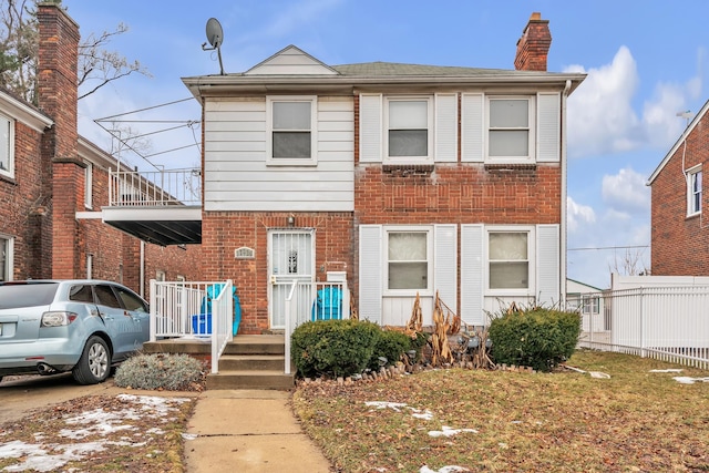 view of front of home