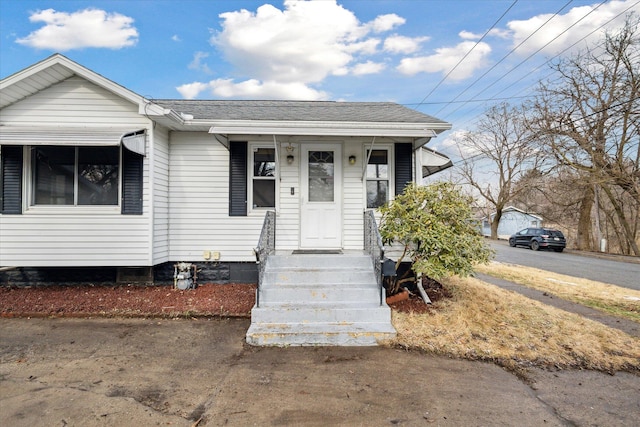 view of bungalow-style house