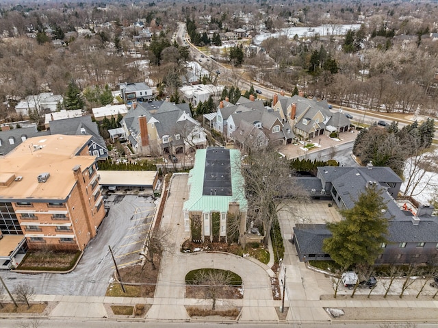 drone / aerial view featuring a residential view