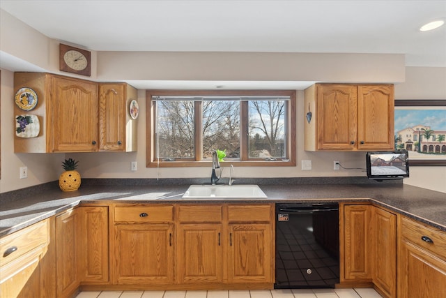 kitchen with sink and dishwasher