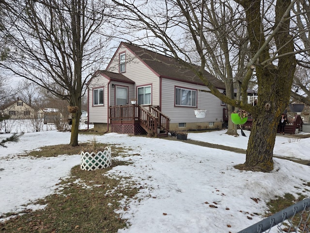 view of bungalow