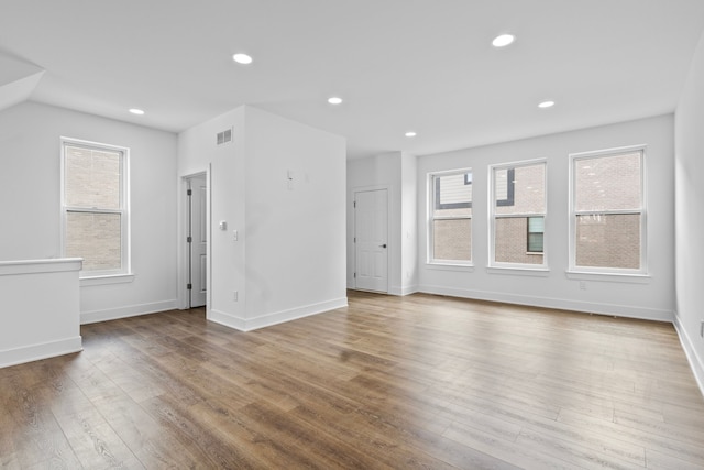 interior space featuring wood-type flooring