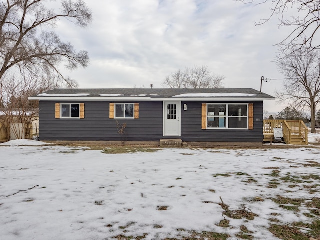 view of ranch-style house