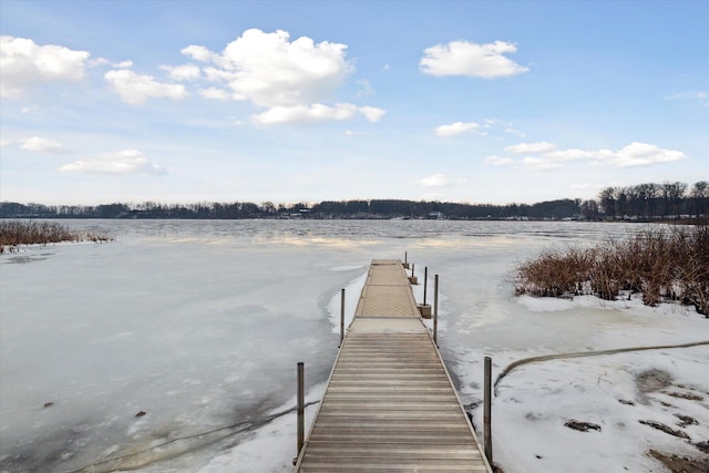 view of dock