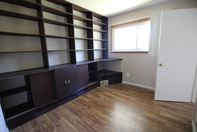 interior space featuring hardwood / wood-style floors