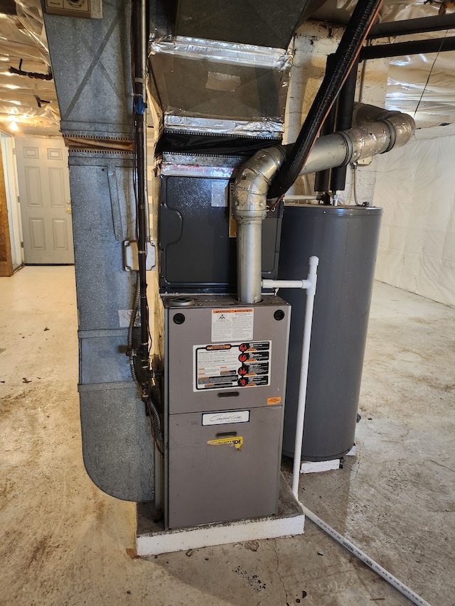 utilities with gas water heater