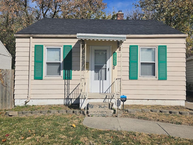 view of front of property