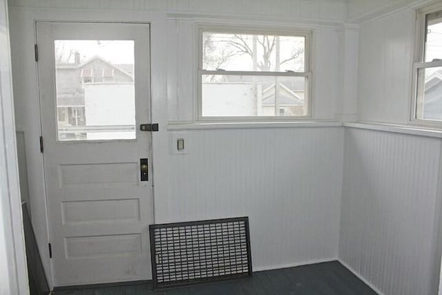 doorway to outside with a wealth of natural light