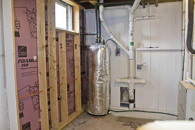 utilities featuring water heater