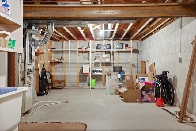 view of storage room