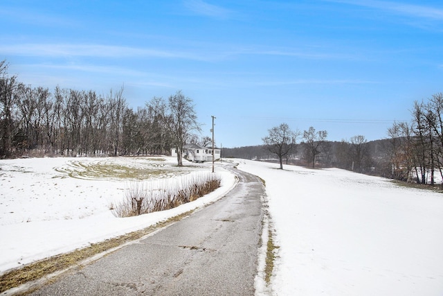 view of road