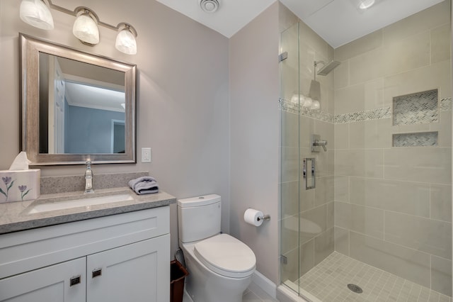 1611 Harwood Dr, Oxford, MI 48371 - full bath featuring a shower stall and vanity