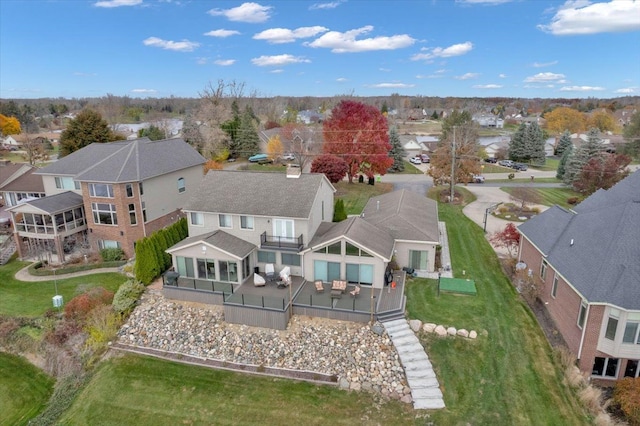 1611 Harwood Dr, Oxford, MI 48371 - aerial perspective of suburban area