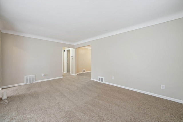 spare room with carpet