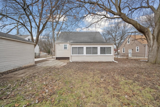 view of back of property