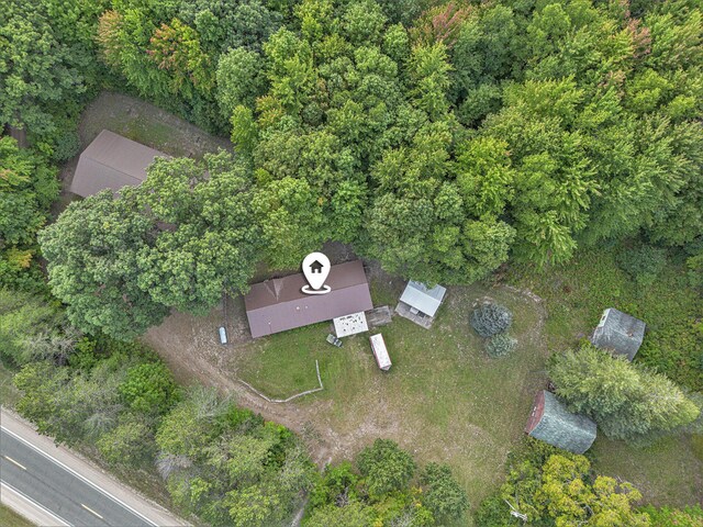 4348 S Grandview Hwy, Harrietta, MI 49638 - birds eye view of property