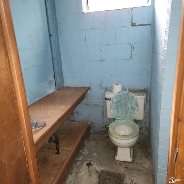 bathroom featuring toilet