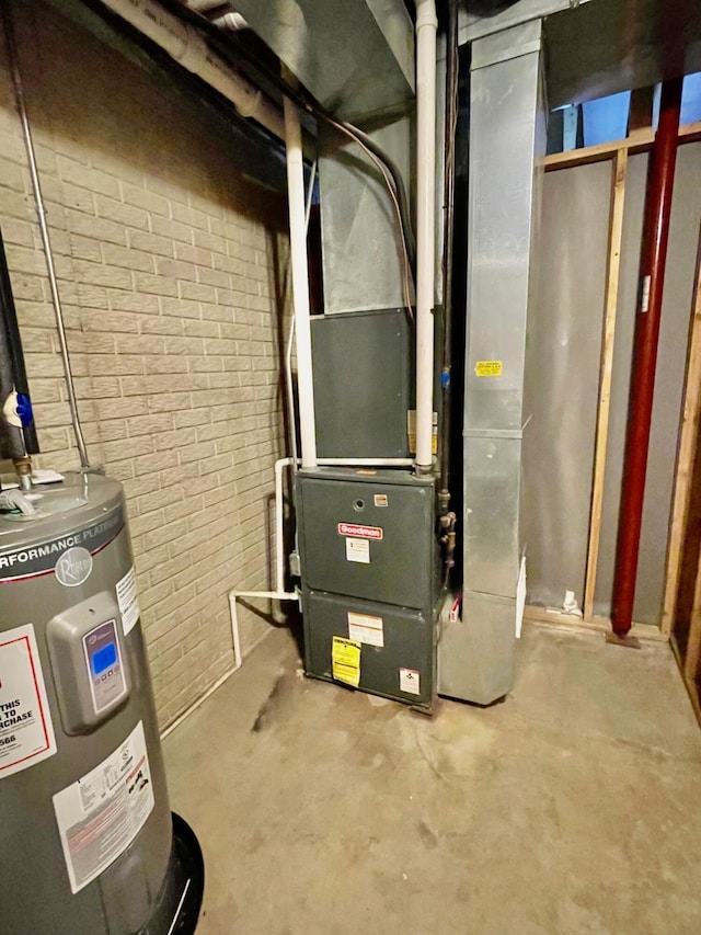 utilities featuring water heater