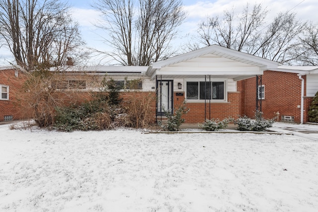 view of front of property