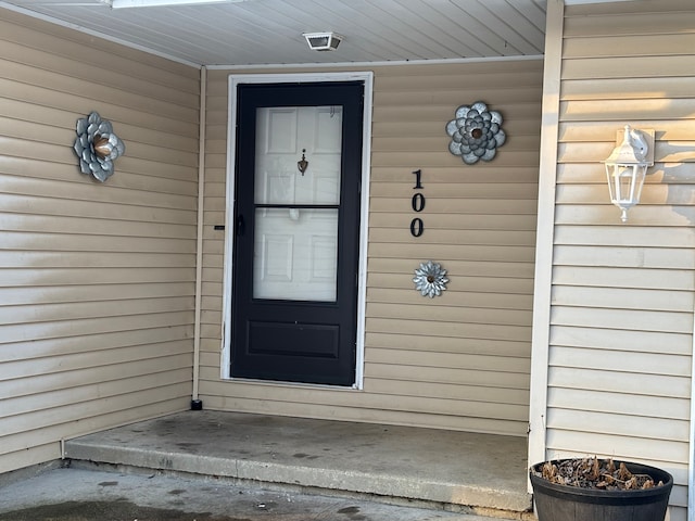 view of entrance to property