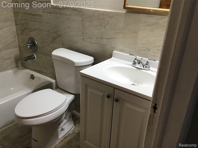 19611 W Chicago St, Detroit, MI 48228 - full bathroom featuring vanity and washtub / shower combination